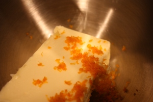 orange zest + butter